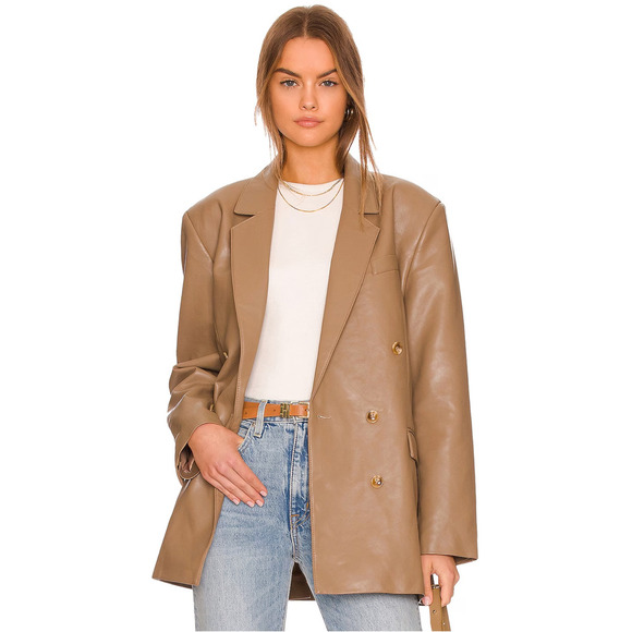 pistola Jackets & Blazers - Pistola Roman Oversized Double Breasted Blazer Small